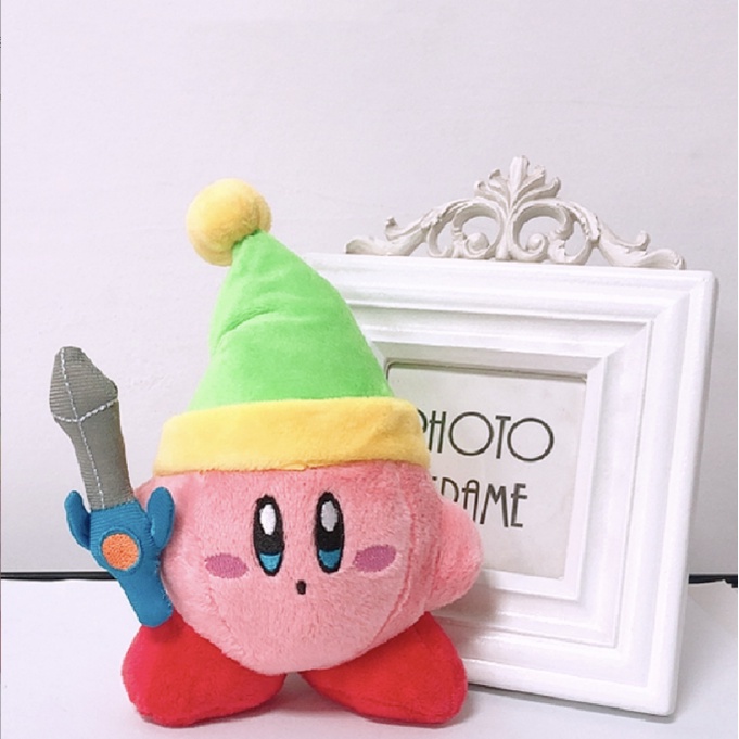 Elfilin Kirby Nhồi Bông Đồ Chơi Nhồi Bông Kirby Cầm Kiếm Động Vật Dành Cho Trẻ Em Người Bạn Làm Quà Tặng Bạn Bè Kirby Và The Forgotten Land Elfilin