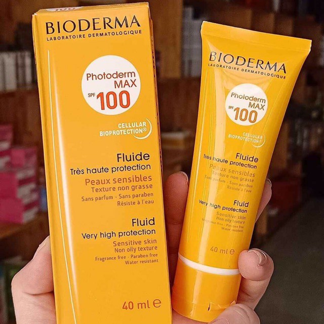 Kem Chống Nắng Bioderma Photoderm Max Aqua Fluide SPF 100+[ Màu Light] | BigBuy360 - bigbuy360.vn