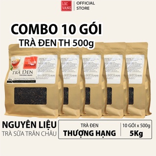 COMBO 10 Trà Đen, Hồng Trà Nguyên Liệu Làm Trà Sữa Trân Châu Đường Đen Tự Pha THƯỢNG HẠNG 500g