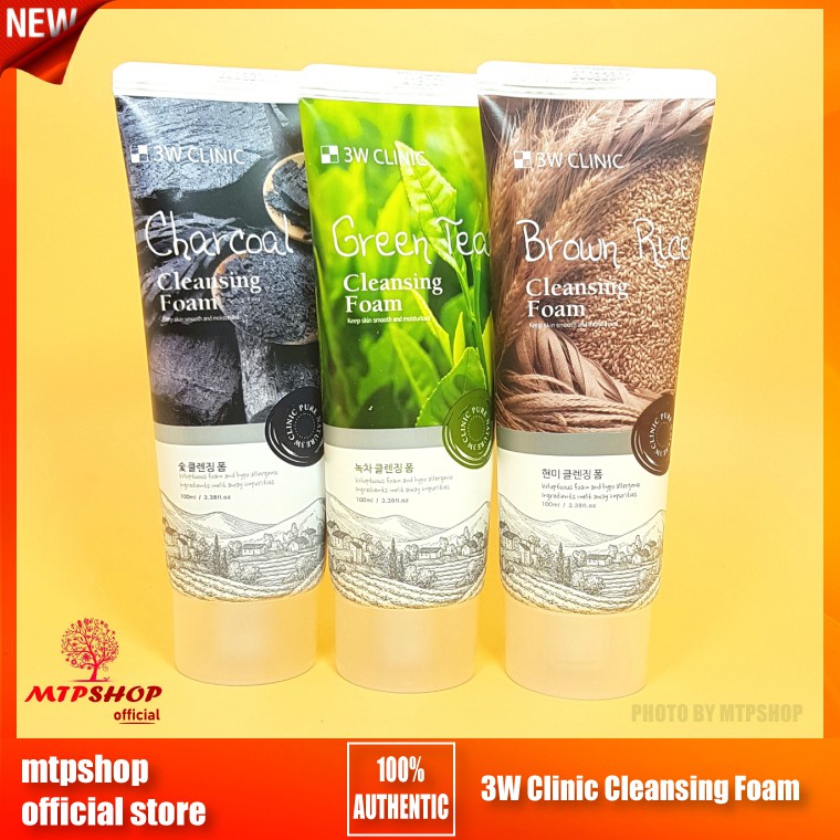 Sữa Rửa Mặt 3W Clinic Cleansing Foam 100ml