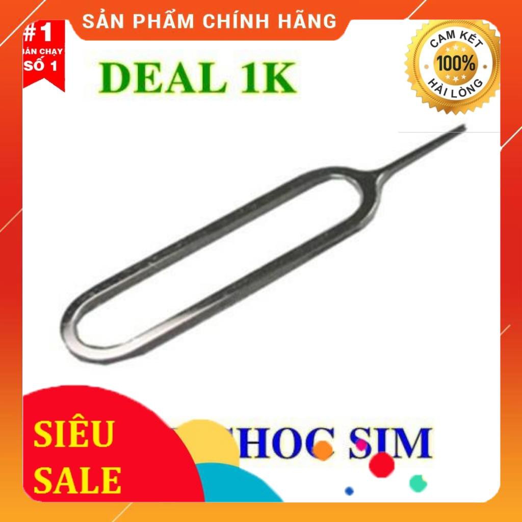 [Deal 1K] - Que Chọc Sim Smart Phone Inox- Cây Chọc Sim Inox