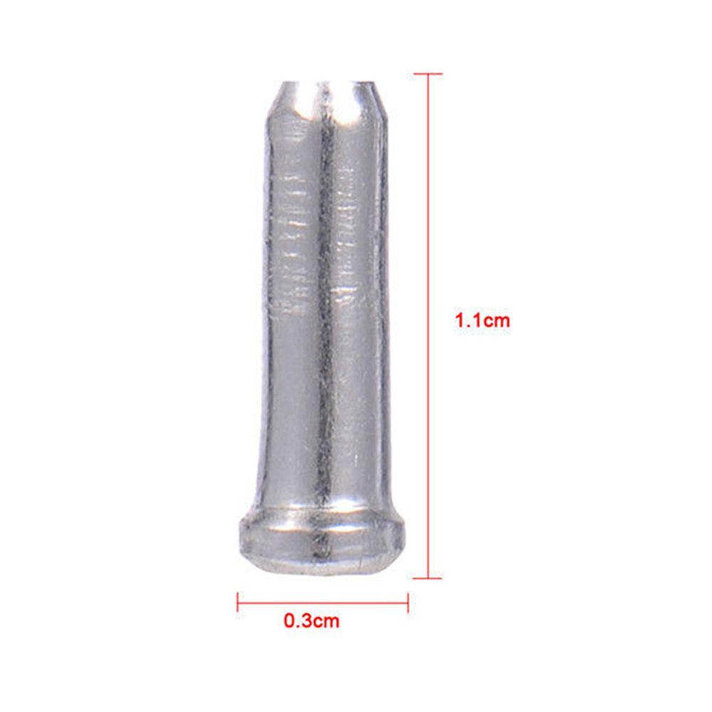 Bộ 100 Vỏ Bọc Dây Phanh Xe Đạp Bằng Hợp Kim Nhôm 2 / 3 / 5mm