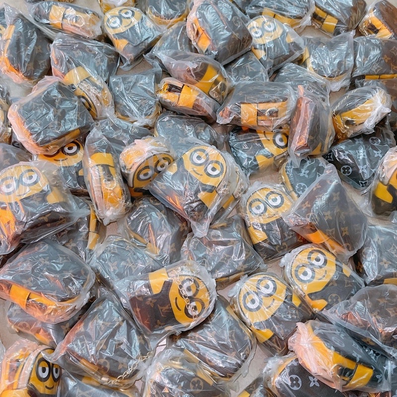 Túi đeo chéo mini, ví mini đựng đồ hình Minion cute ngộ nghĩnh dễ thương cho mẹ và bé