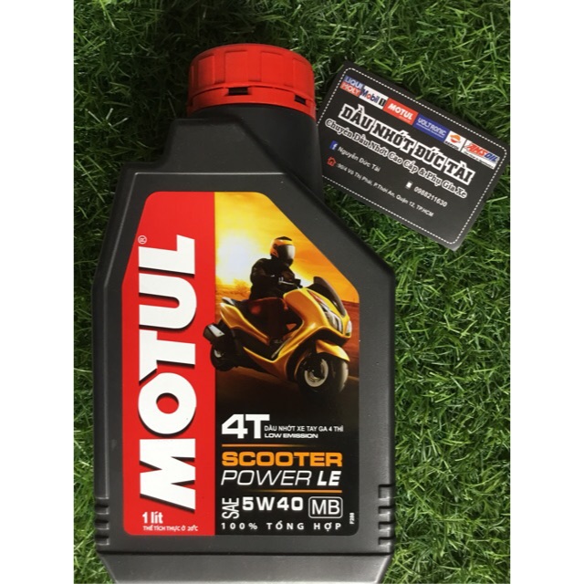 Nhớt Motul Scooter Power LE 5W40 dành cho xe ga 1L