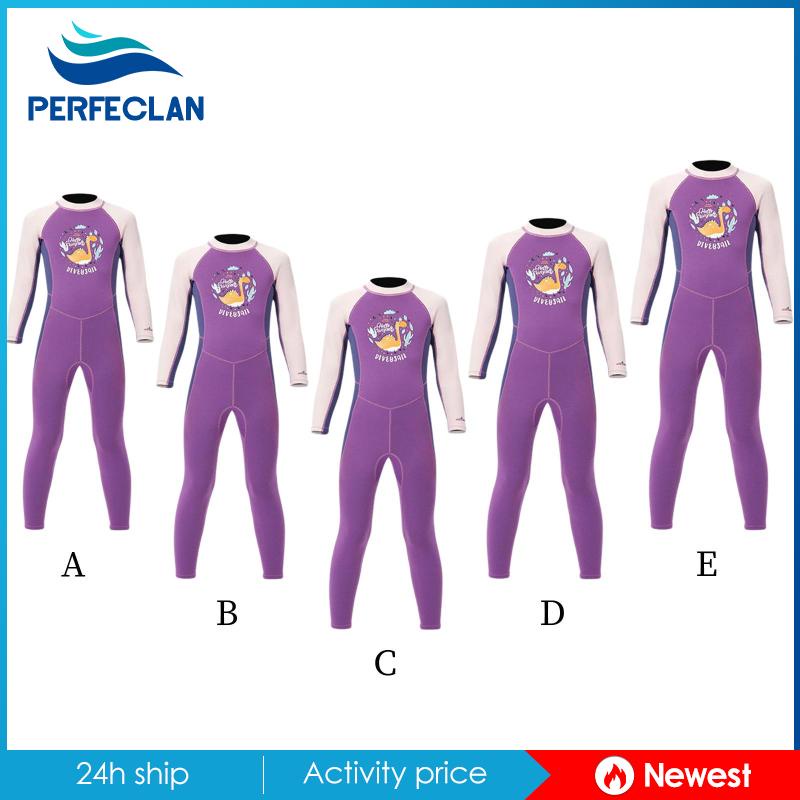 [Perfeclan] Bộ Đồ Bơi Lặn / Lướt Ván Dày 2.5mm Dành Cho Trẻ Em