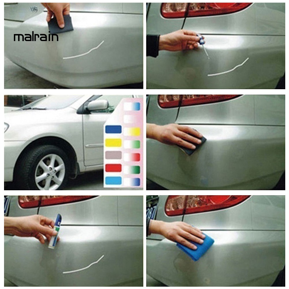 [Mal]Car Vehicle Scratch Remover Repair Pen Waterproof Painting Coating Mending Tool