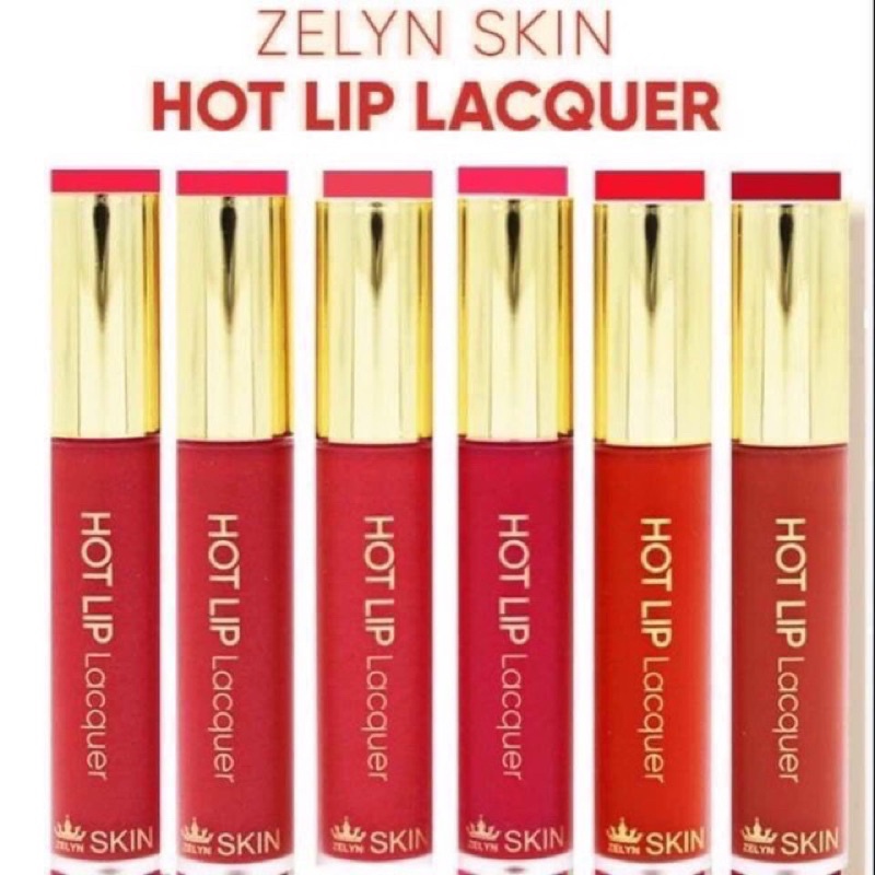 Son Kem Lì Hàn Quốc Hot Lip Lacquer Zelyn Skin Hàn Quốc