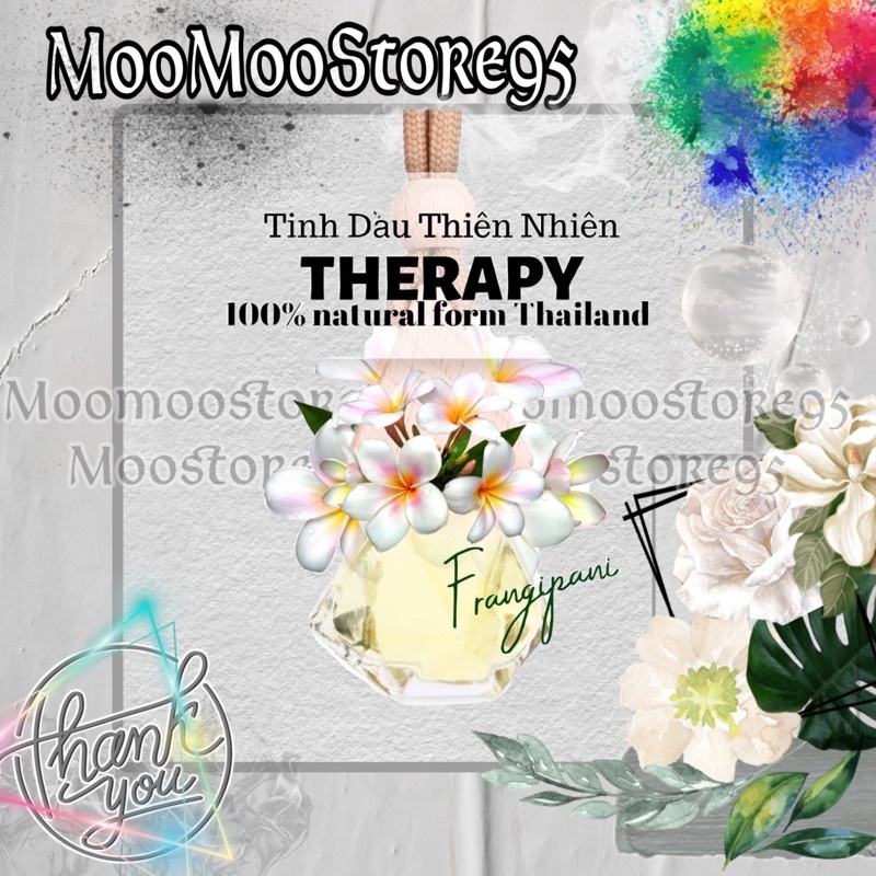 Tinh Dầu Treo Phòng Hương Hoa Sứ Therapy