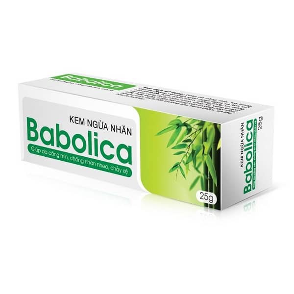 Kem ngừa nhăn Babolica - Có tác dụng hỗ trợ giúp Dưỡng da căng mịn, làm sự đàn hồi của da, ngừa ngừa da nhăn, chảy xệ