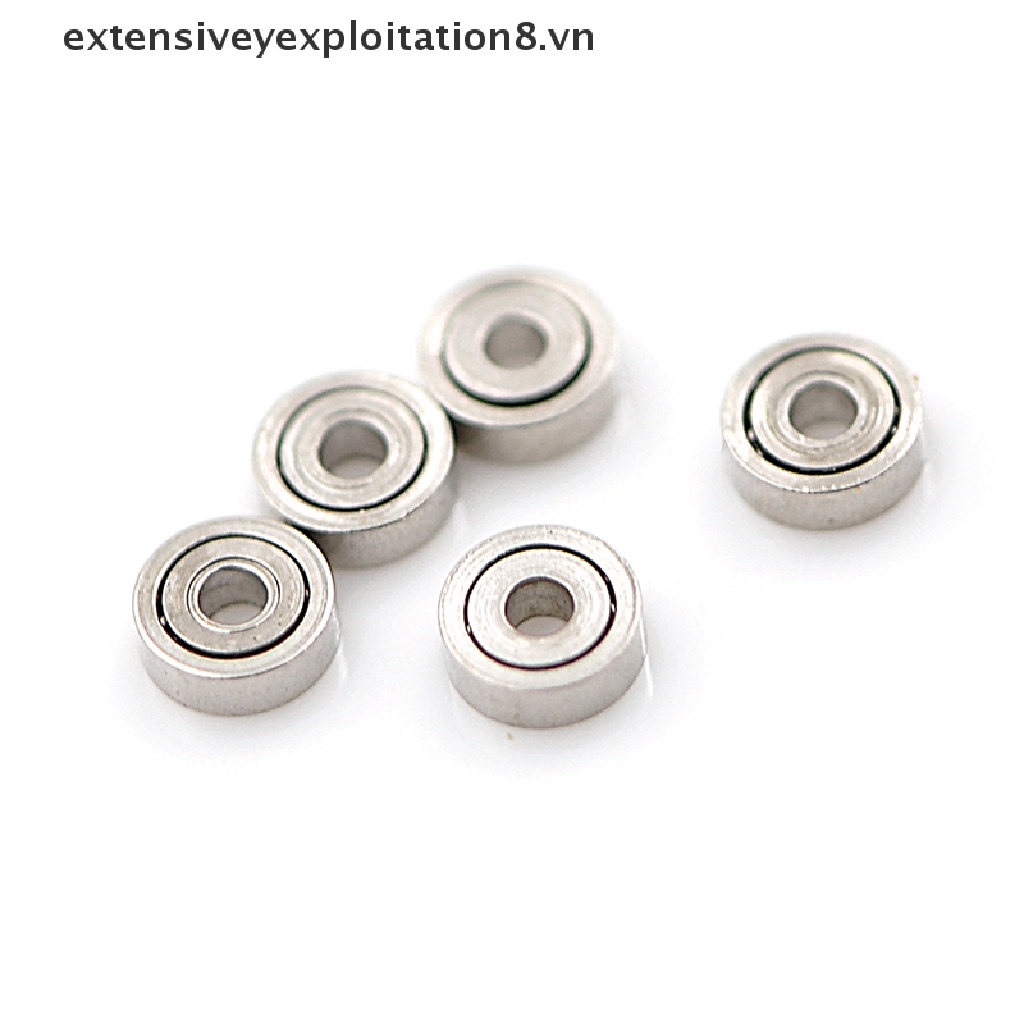 Set 10 Ổ Bi Kim Loại Mini 681ZZ Kích Thước 1x3x1mm