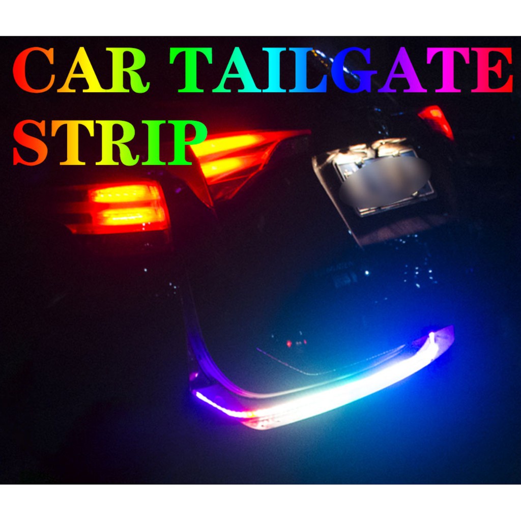 Dải Đèn LED RGB Nhiều Màu Sắc Rực Rỡ Trang Trí Đuôi Xe Hơi