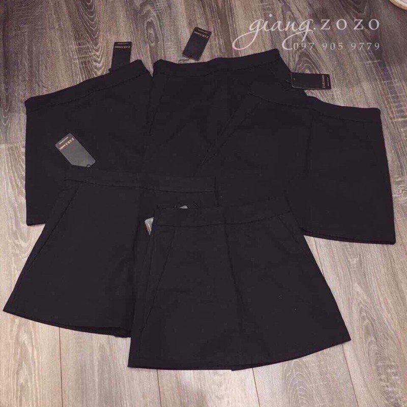 Chân váy chữ A ngắn, lưng cao, chất umi siêu dày dặn, co giãn 4 chiều | BigBuy360 - bigbuy360.vn