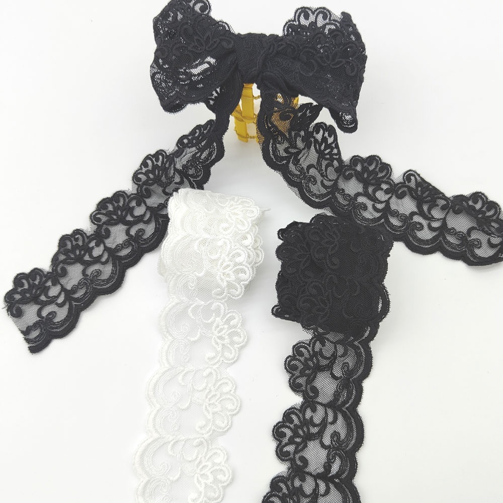 Đồ trang trí tự làm Thêu ren Trim 1Mét Vải viền ren Dùng Để May Quần Áo