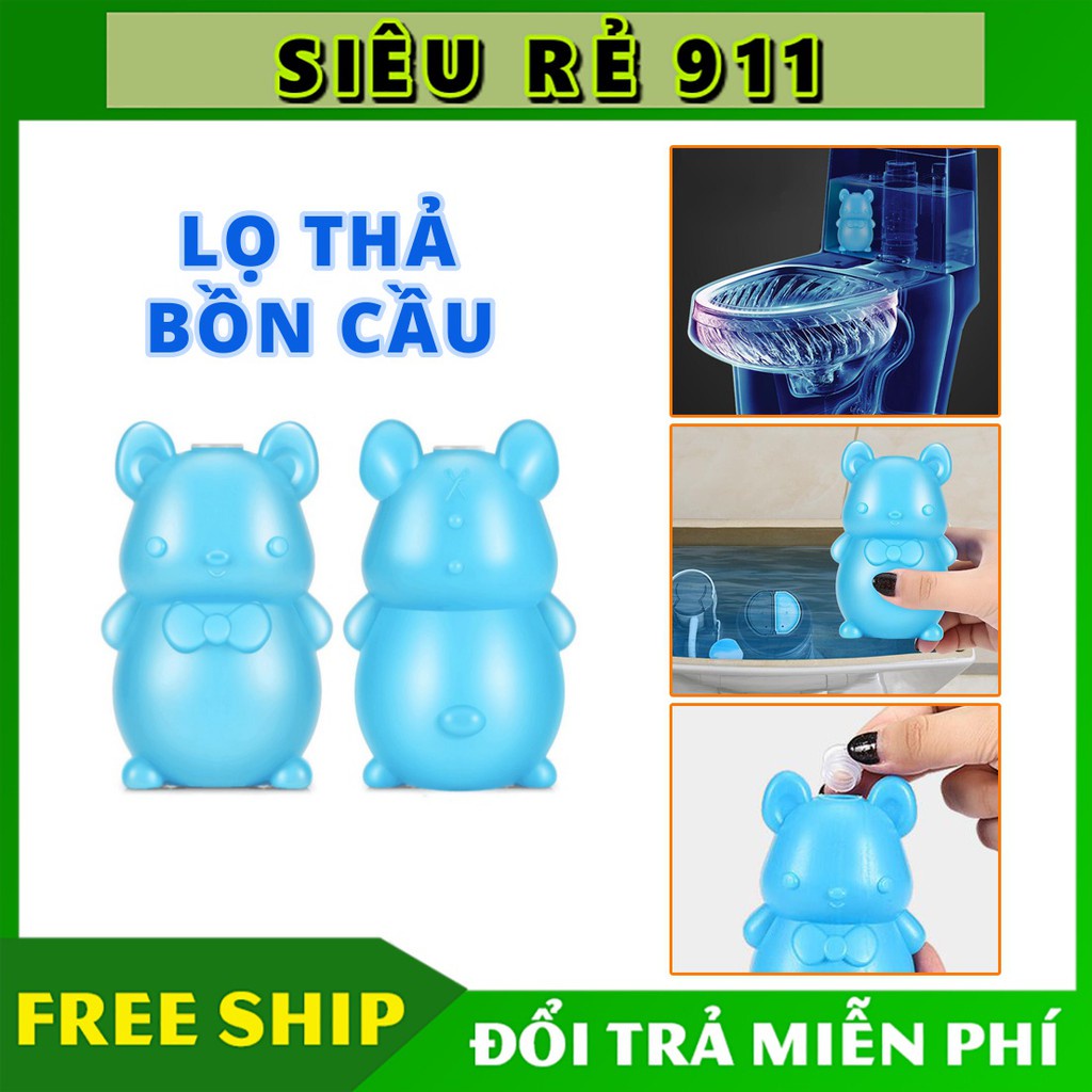 5 Lọ Thả Bồn Cầu - Heo Thả Bồn Cầu Khử Mùi, Diệt Khuẩn, Hiệu Qủa Cao, Bảo Đảm Vệ Sinh MH-SHOP