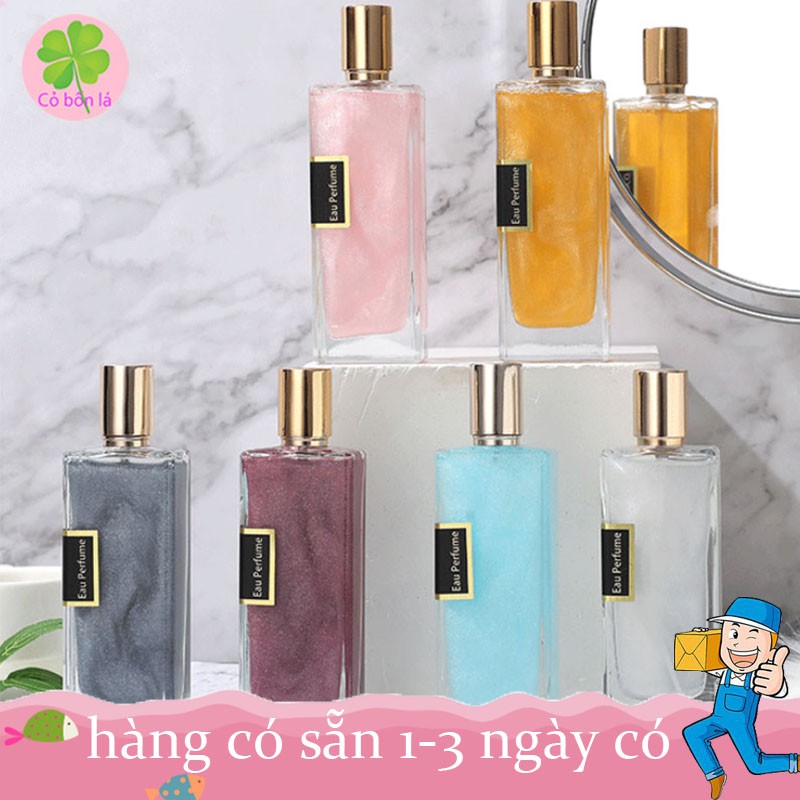 [NƯỚC HOA CAO CẤP]  Nước Hoa Nhũ Cát Lún Cao Cấp Nhiều Mùi Hương Cho Nữ | Thế Giới Skin Care