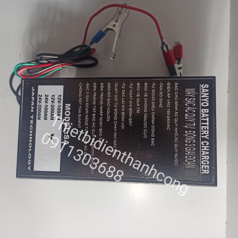 MÁY NẠP ẮC QUY TỰ ĐỘNG SANYO  ✓ Mạch Nhập Khẩu Nhật Bản✓