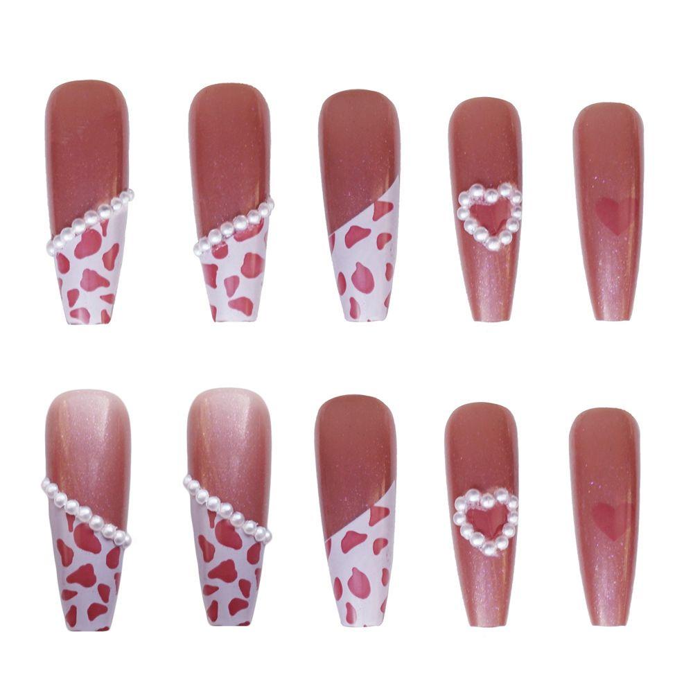 Hộp 24 Móng Tay Giả Múa Ba Lê Che Phủ Toàn Diện