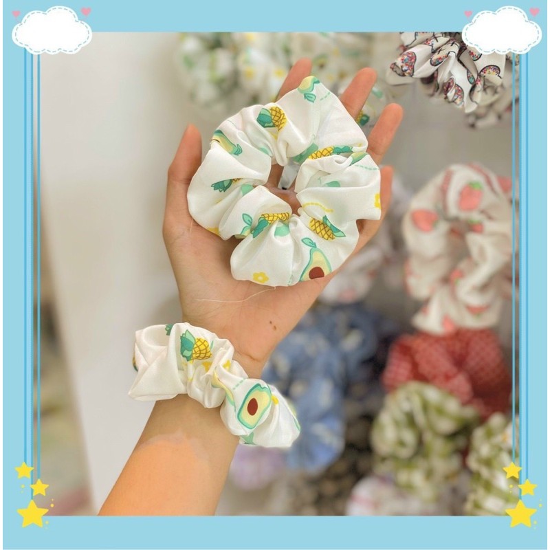 Buộc tóc scrunchies