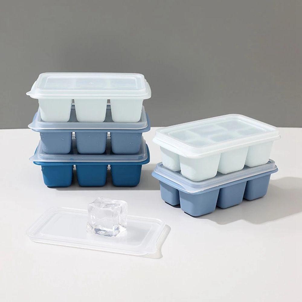 Khay Làm Đá Bằng Silicone Có Sáu Ngăn Tiện Dụng