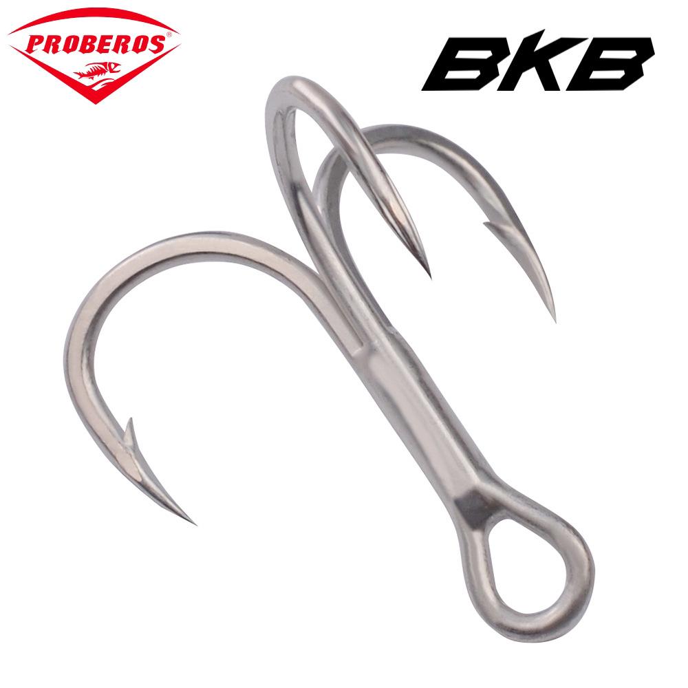 20 pcs/bag 1# 2#4#6#8#10#12#14# barbed anchor hook sea fishing lure high carbon steel treble hook tackle round bend bass fishing hook