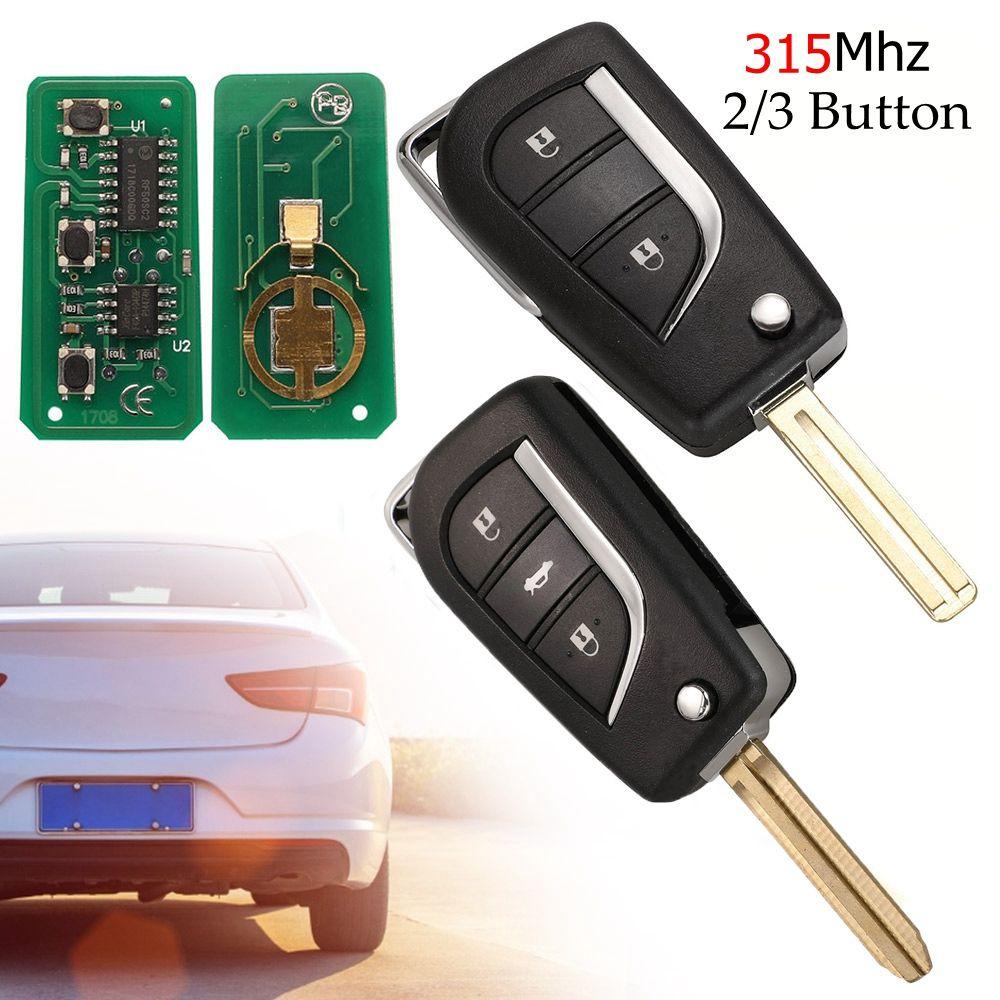 Chìa Khóa Điều Khiển Từ Xa 315Mhz Bền Bỉ Chuyên Dụng Cho Xe Hơi Toyota Carrolla
