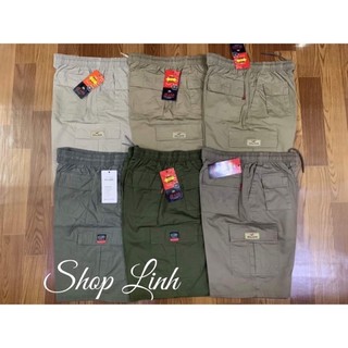 Combo 6 quần short kaki lưng thun túi hộp chất lượng cao