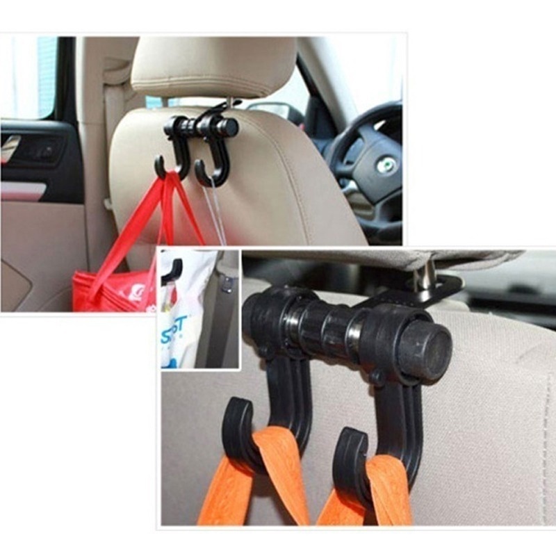 1 Móc Đôi Treo Đồ Gắn Ghế Ngồi Xe Hơi Tiện Dụng