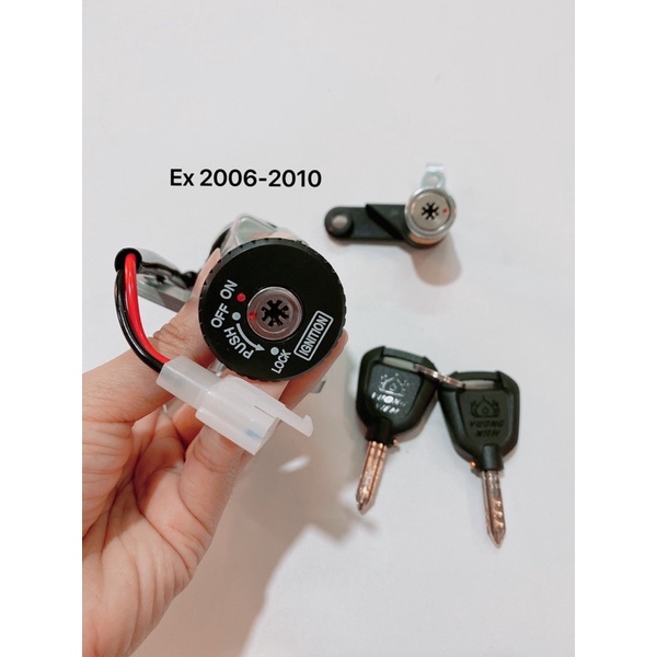 Bộ Ổ Khóa Xe Ex135, Ex150 chìa 8 cạnh