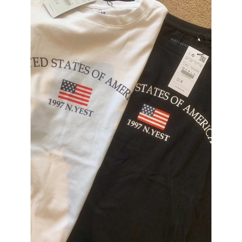 ÁO THUN UNISEX THÊU TRẮNG ĐEN