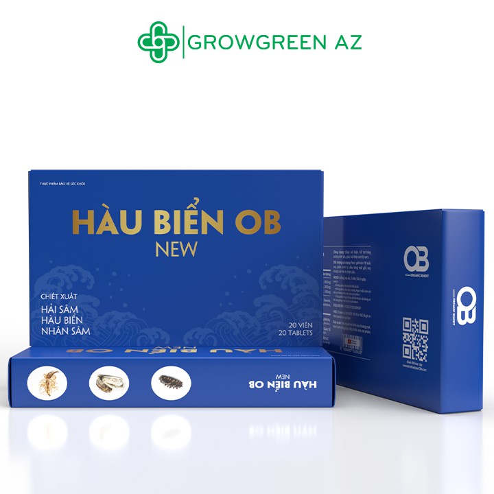 Hàu Biển OB New - Tinh Chất Hàu, Hải Sâm, Nhân Sâm - Tác Dụng Cải Thiện Sinh Lý Mạnh Mẽ - Hiệu Quả Lâu Bền ( Bộ 3 Hộp )