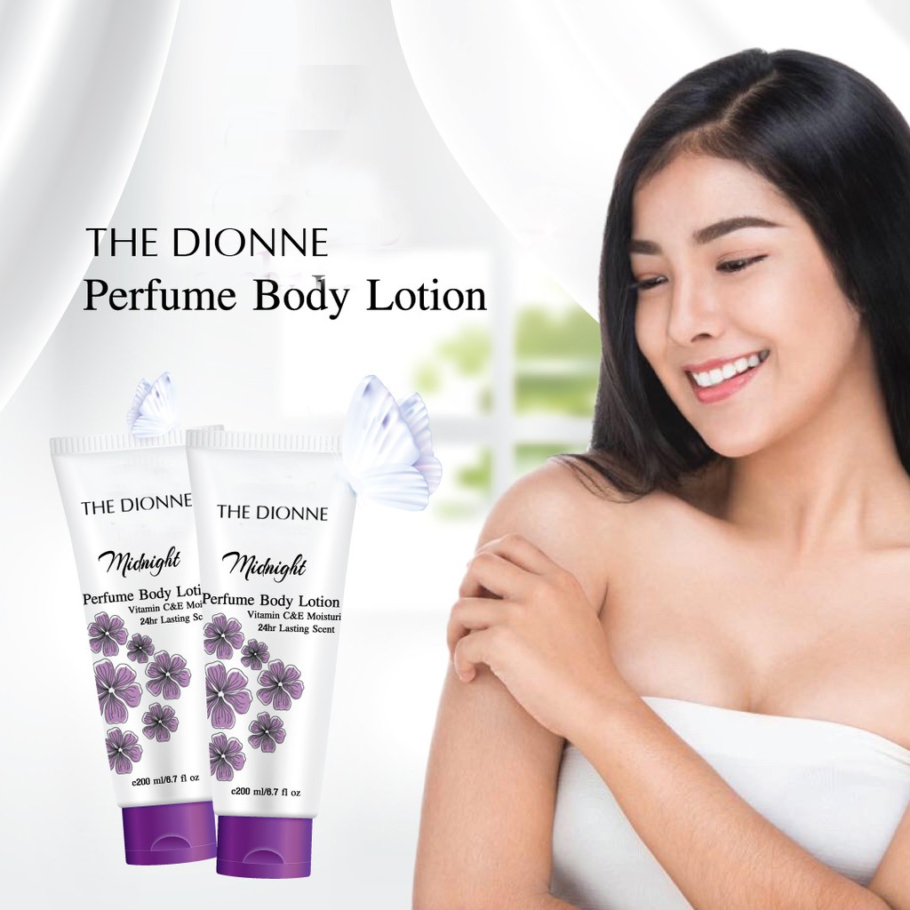 Sữa dưỡng thể trắng da hương nước hoa lotion trắng da the dionne Thái Lan 200ml