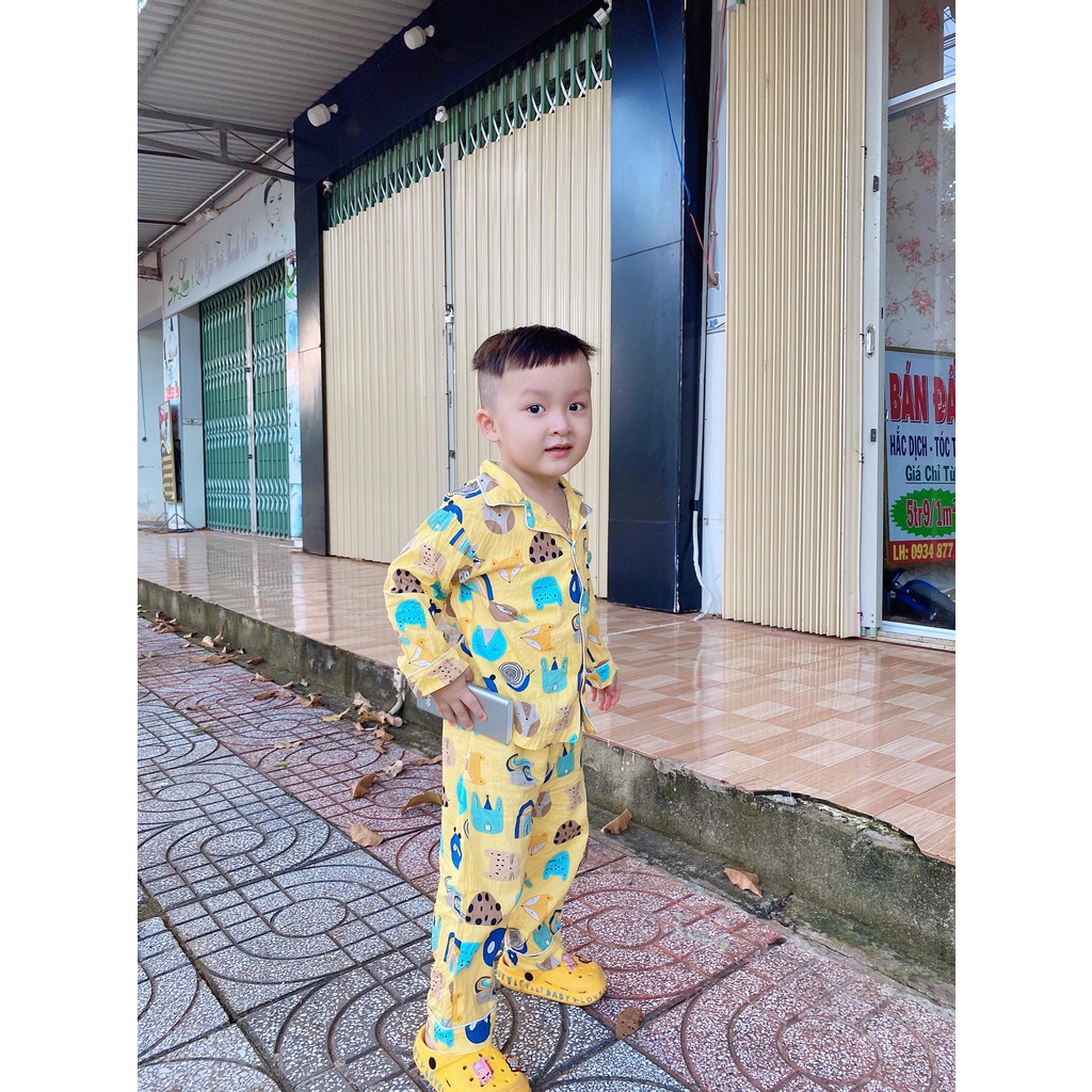 Bộ đồ pijama cho bé rời dài tay BR20017 - MAGICKIDS