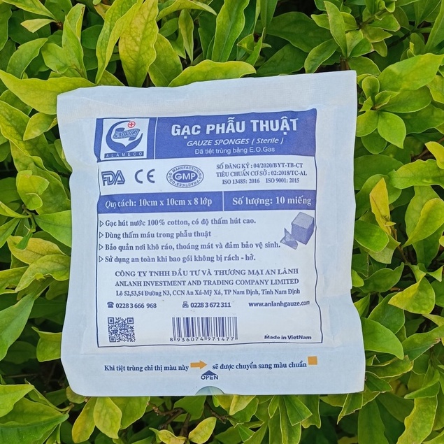 Gạc đắp mặt nạ, gạc phẫu thuật hút nước dùng trong spa