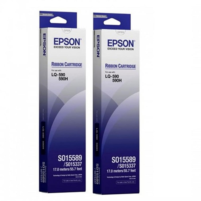 Ruy băng Epson LQ-590 (S015589) Black Ribbon Cartridge Chính hãng