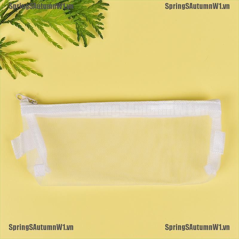 Bóp Viết Vải Lưới Trong Suốt Thiết Kế Đơn Giản