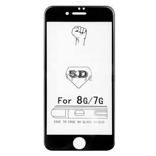 Kính cường lực Full màn cho iPhone 7 / iPhone 8 Đen