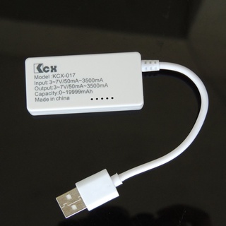KCX-017 LCD Micro USB Charger Battery Capacity Voltage Current Tester