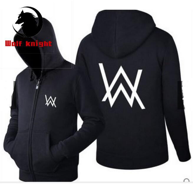 SALE- Áo Khoác Hoodie Phối Khóa Kéo Kiểu Alan Walker Cá Tính Cho Nam - BIBO STORE