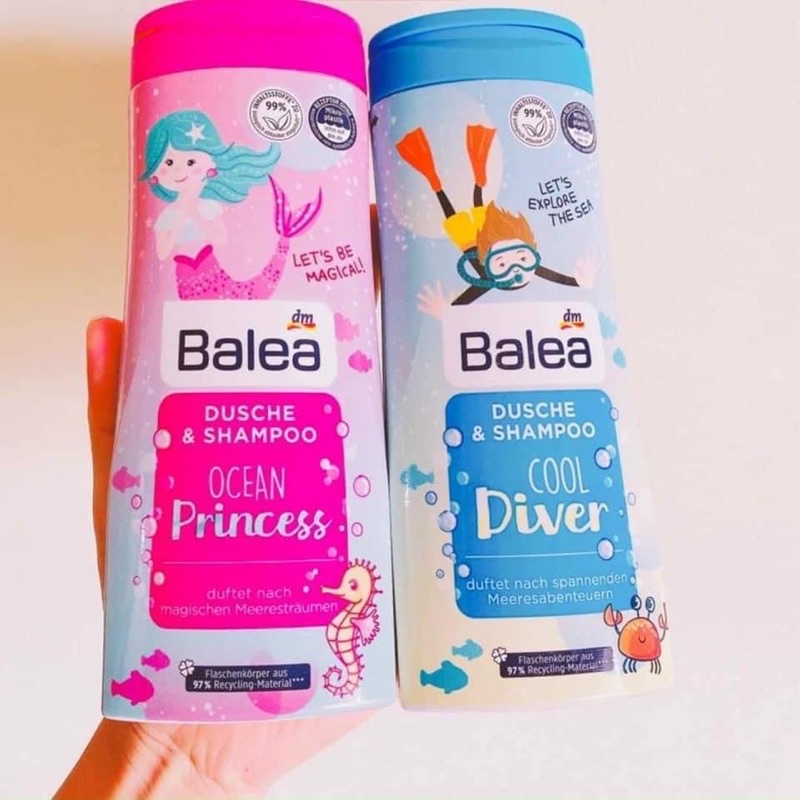 BALEA SỮA TẮM GỘI 2 IN 1 CHO BÉ