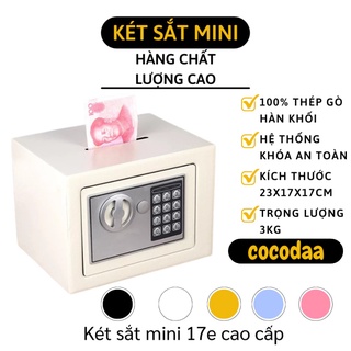Két Sắt Mini - Két Sắt Khóa Điện Tử Chống Gỉ, Chống Ăn Mòn, Tiết Kiệm Tiền 6950 [FREESHIP]