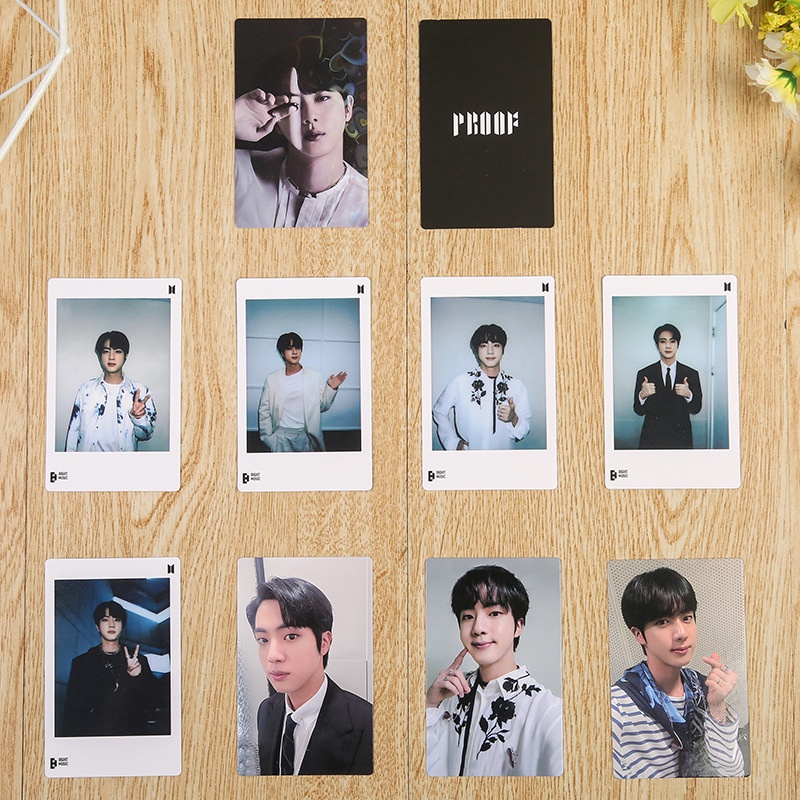 Set 9 Tấm Ảnh Thẻ In Hình Các Thành Viên Nhóm Nhạc BTS
