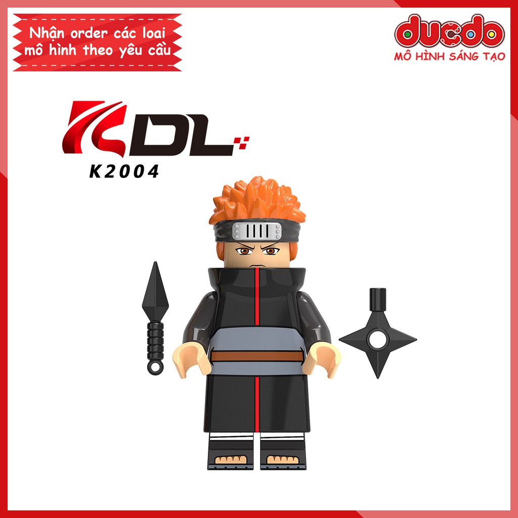 Minifigures các nhân vật Akatsuki trong Naruto - Đồ chơi Lắp ghép Xếp hình Mô hình Mini KDL801