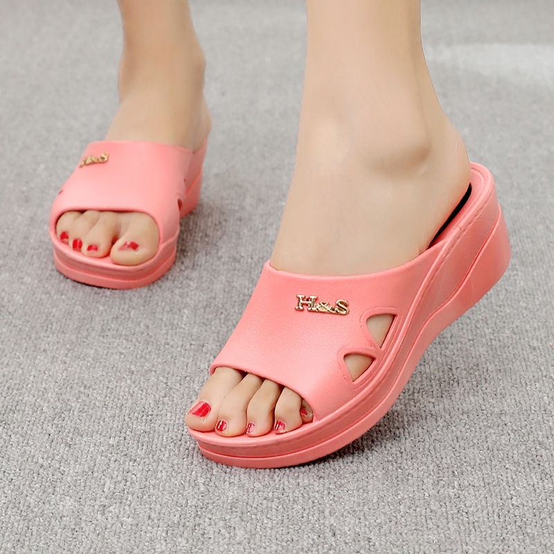 Dép đi trong nhà Đế Dày Chống Trượt Thời Trang Mùa Hè Dành Cho Nữ