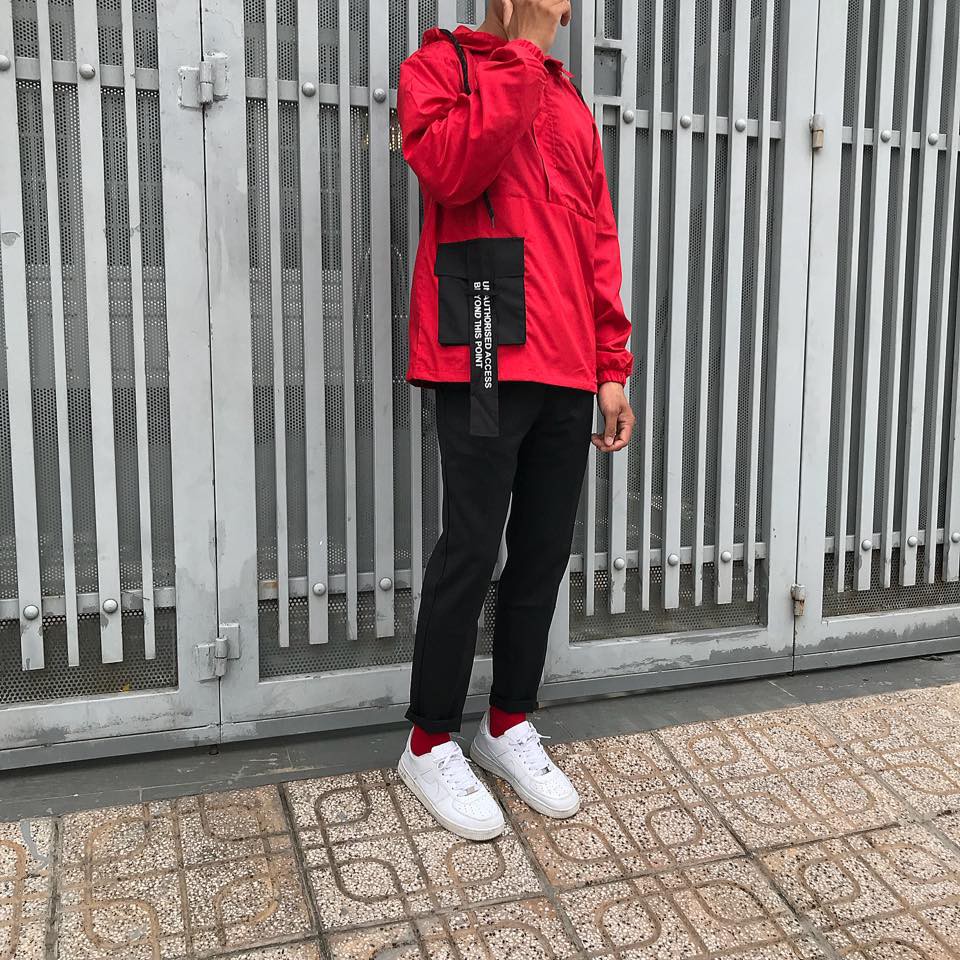 Áo Khoác YAYSHOP unisex nam nữ chất dù 2 lớp chống nắng không thấm nước họa tiết TÚI HỘP (3 màu)