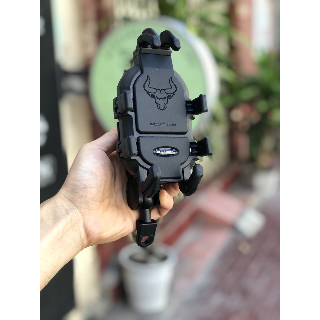 Giá đỡ điện thoại ROCKBROS chống rung cơ học chính hãng