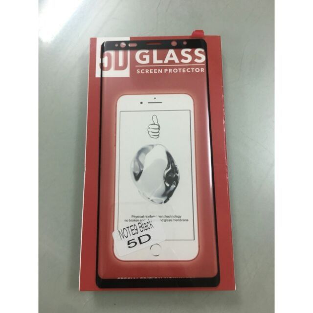 Dán kính cường lực 5D cho Galaxy Note 9 - Full keo toàn màn hình