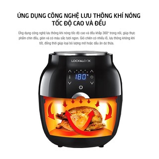 Nồi Chiên Không Dầu Lock&Lock EJF341BLK (3.5L)