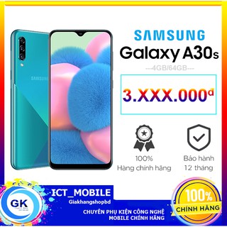 Điện thoại samsung galaxy a30s 4gb/64gb - hãng phân phối chính thức
