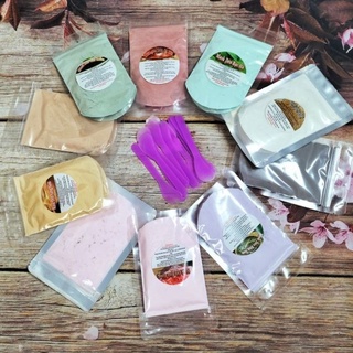 (tặng kèm que)100g dẻo bạc hà,dẻo tảo xoắn,hoa hồng, cám gạo handmade