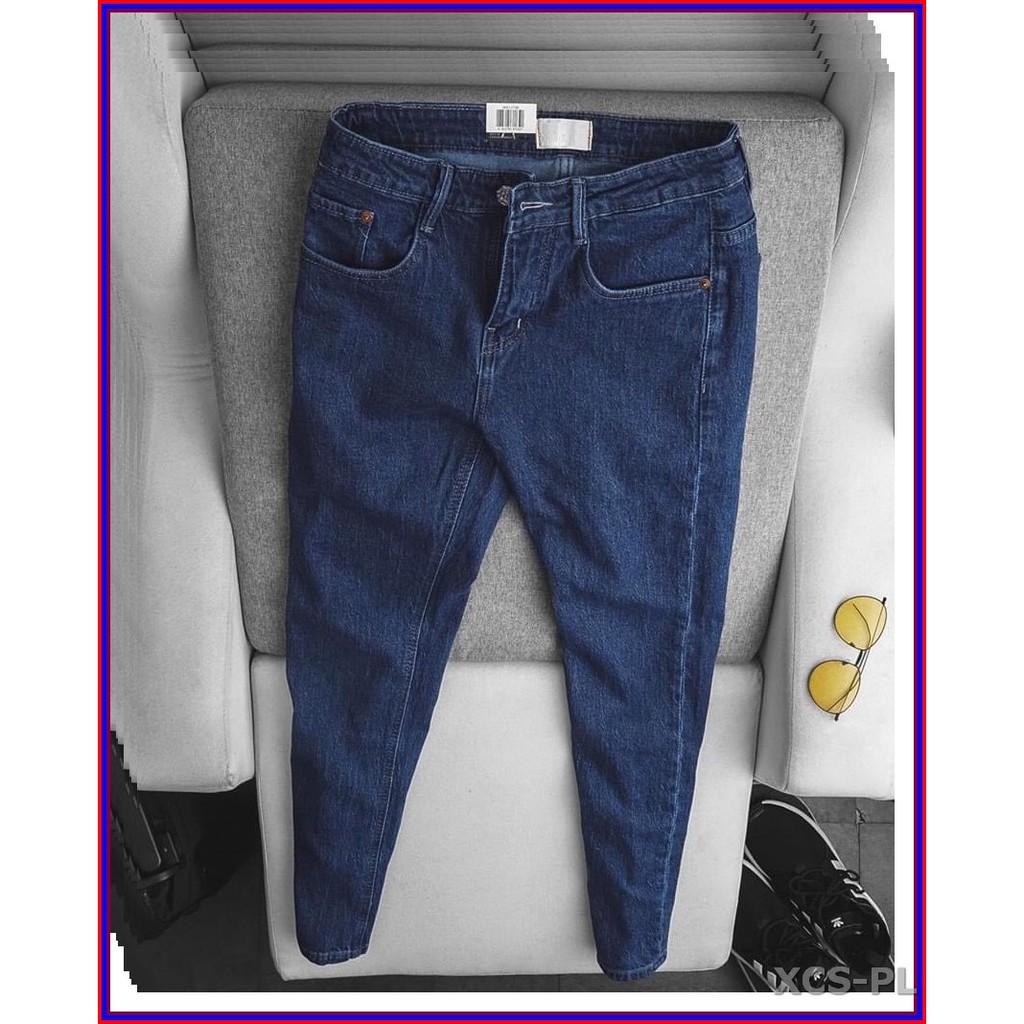 Quần jean nam cao cấp XANH ĐẬM TRƠN 05 chất giãn cực đẹp không xù lông, không ra màu 05txanh73
